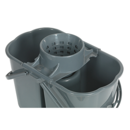 Sealey 15L Mop Bucket - 2 Compartment BM07