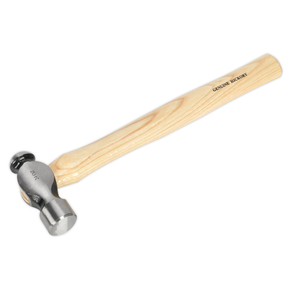 Sealey 1.5lb Ball Pein Hammer with Hickory Shaft BPH24