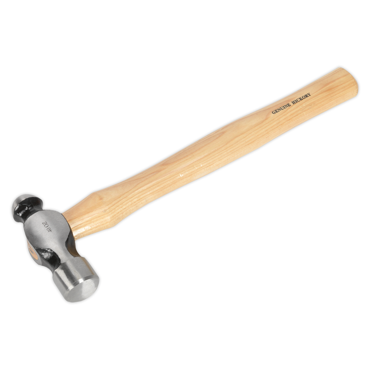 Sealey 2.5lb Ball Pein Hammer with Hickory Shaft BPH40