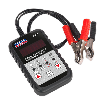 Sealey 12V Digital Battery & Alternator Tester BT01