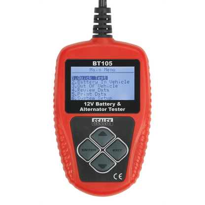 Sealey 12V Digital Battery & Alternator Tester BT105