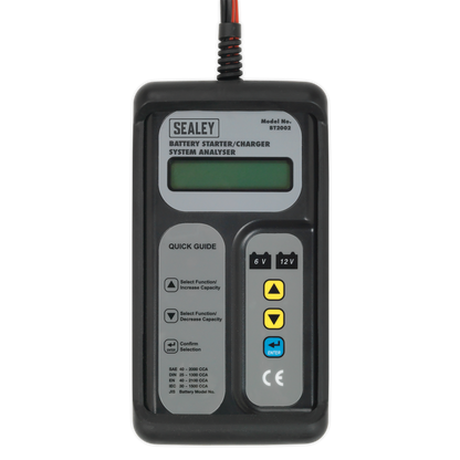 Sealey 6/12/24V Digital Battery & Alternator Tester BT2002