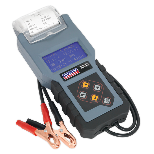 Sealey 12V Digital Battery & Alternator Tester with Printer BT2012