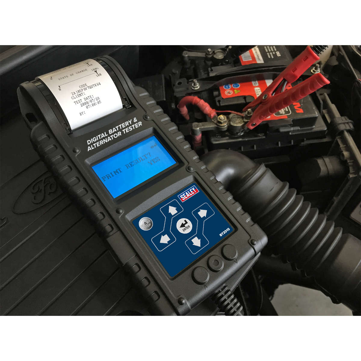 Sealey 6/12/24V Digital Start/Stop Battery & Alternator Tester with Printer BT2015