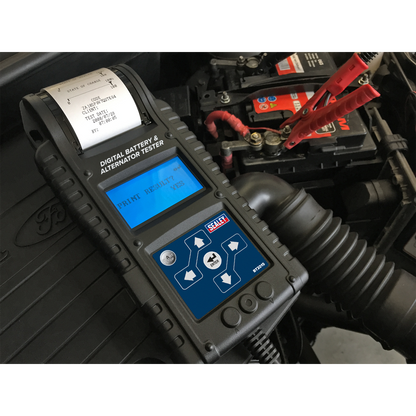 Sealey 6/12/24V Digital Start/Stop Battery & Alternator Tester with Printer BT2015