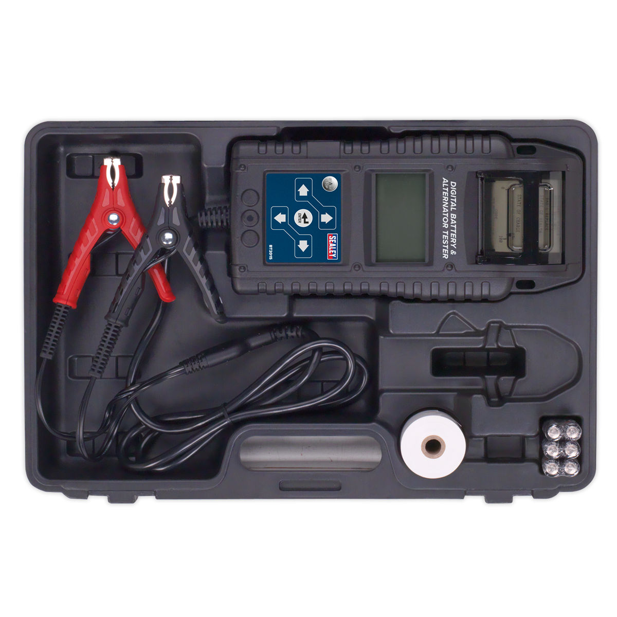Sealey 6/12/24V Digital Start/Stop Battery & Alternator Tester with Printer BT2015