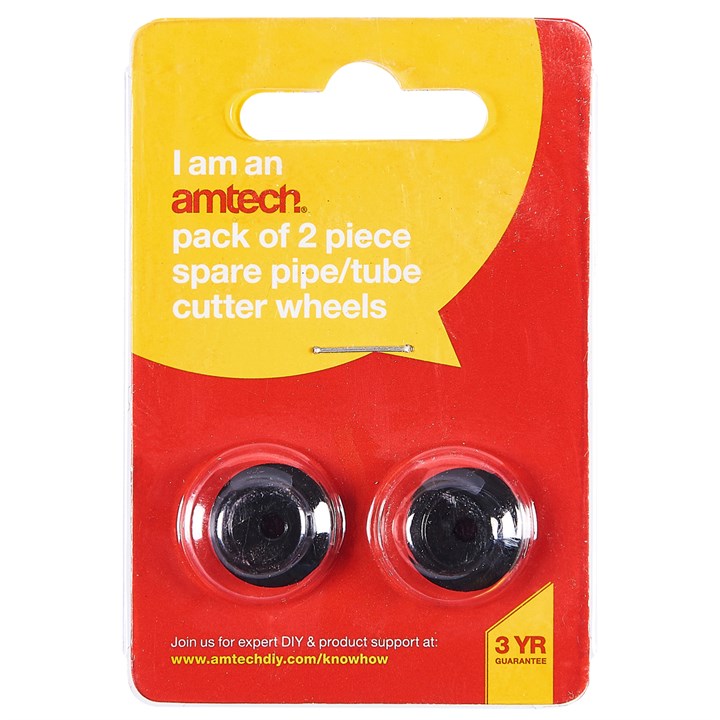 Amtech 2 Spare wheels for pipe/tube cutters C0200C