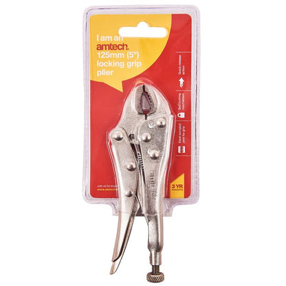 Amtech 130mm (5") Locking grip plier C1300