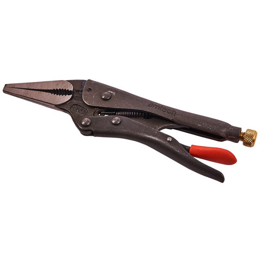 Amtech 230mm (9") Long nose locking pliers C1525