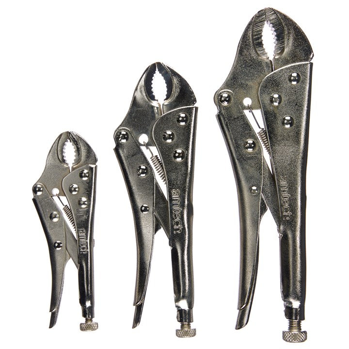 Amtech 3 Piece locking grip plier set C1670