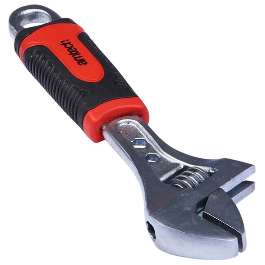 Amtech 150mm (6") Adjustable wrench with 2 extra hex sockets (4mm & 5mm) C1682