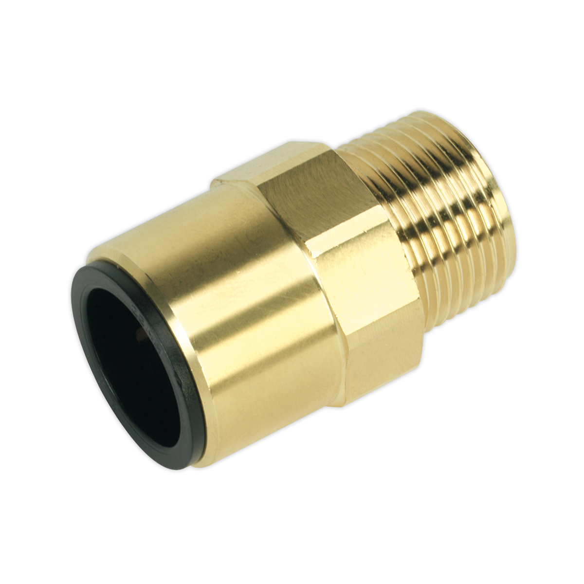 Sealey 22mm x 3/4"BSPT Brass Straight Adaptor CAS22BSA