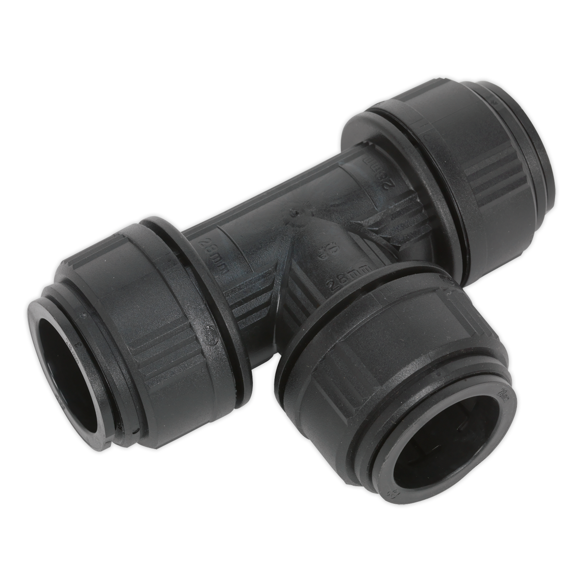 Sealey Ø28mm Equal Tee - Pack of 5 CAS28ET