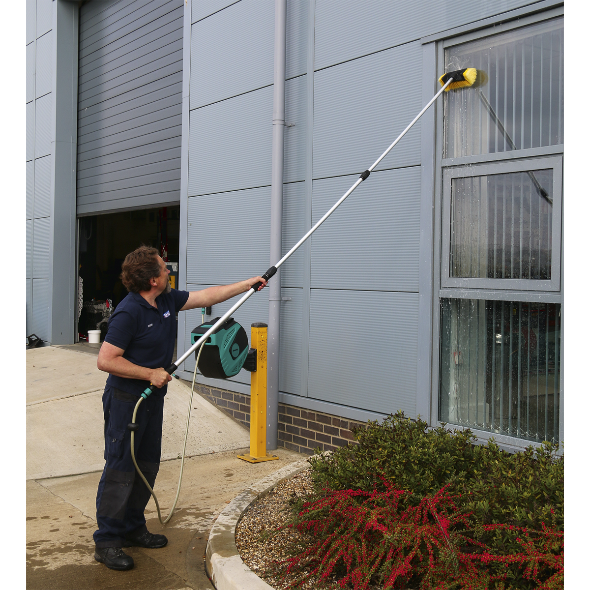Sealey 3m 5-Sided Flo-Thru Brush with Telescopic Handle CC953