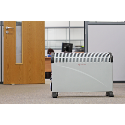 Sealey 2000W Convector Heater with Turbo, Timer & Thermostat CD2005TT