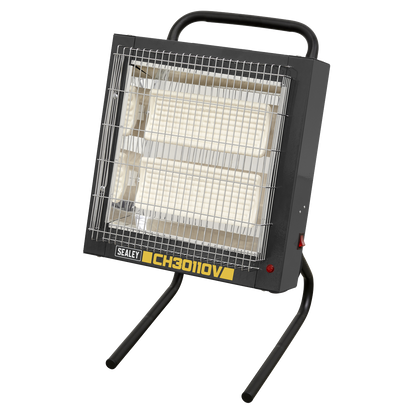 Sealey 1.2/2.4kW Ceramic Heater - 110V CH30110V