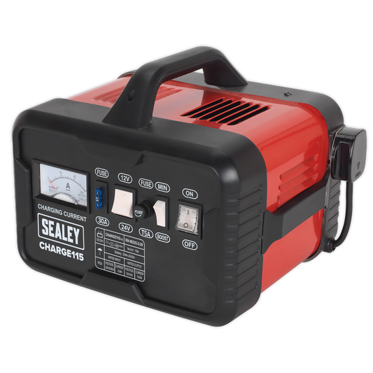 Sealey 19A 12V/24V Battery Charger CHARGE115