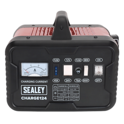 Sealey 28A 12/24V Battery Charger CHARGE124