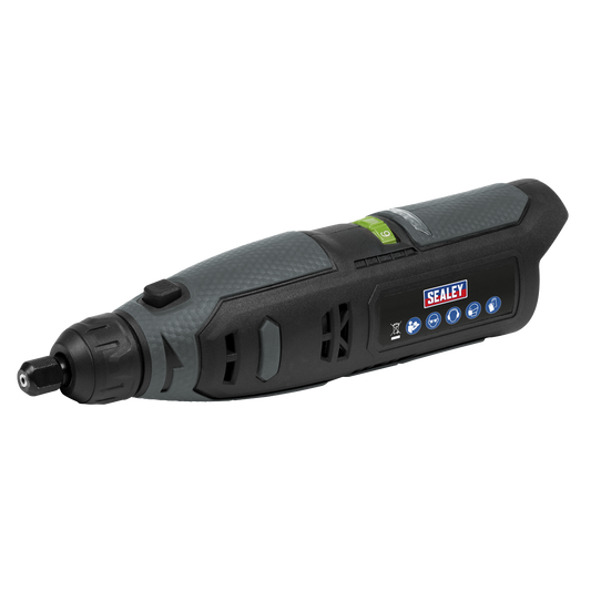Sealey 10.8V Cordless Multipurpose Mini Grinder & 50pc Accessory Kit - Body Only CP108VMGBO