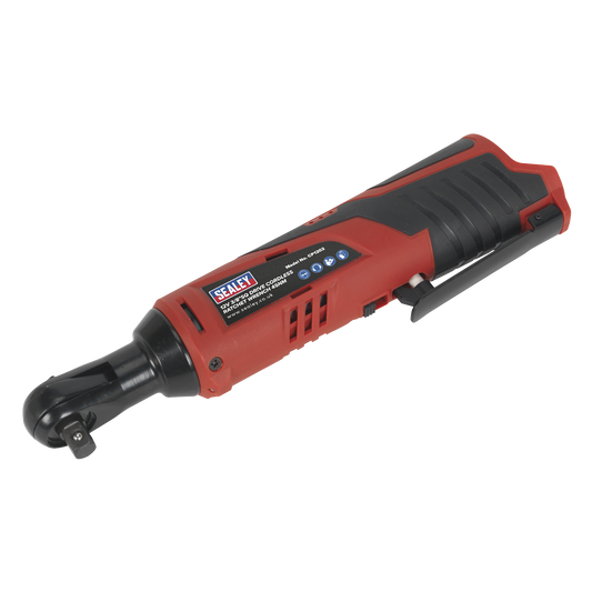 Sealey 12V SV12 Series 3/8"Sq Drive Cordless Ratchet Wrench 45Nm - Body Only CP1202