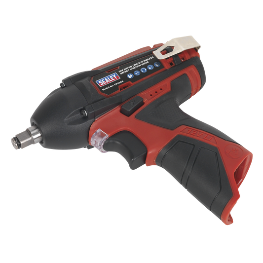 Sealey 12V SV12 Series 3/8"Sq Drive Cordless Impact Wrench 80Nm - Body Only CP1204