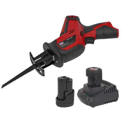 Sealey 12V SV12 Series Cordless Reciprocating Saw - 2 Batteries CP1208KIT
