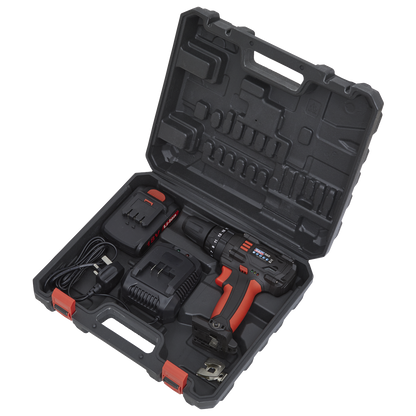 Sealey 18V Ø10mm Cordless Hammer Drill/Driver CP18VLD