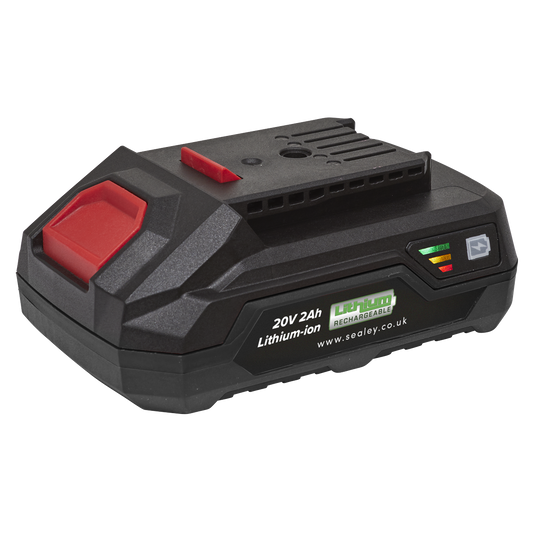 Sealey 20V 2Ah CP20V Series Lithium-ion Power Tool Battery CP20VBP2
