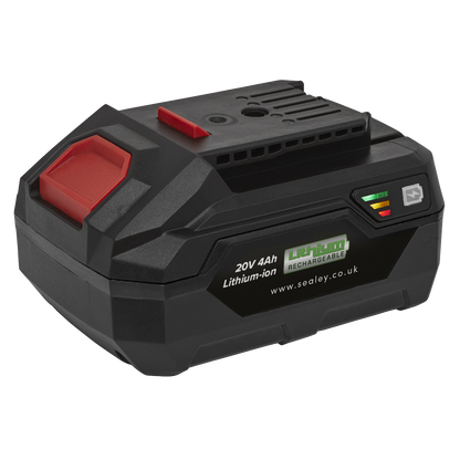 Sealey 20V 4Ah SV20 Series Lithium-ion Power Tool Battery CP20VBP4