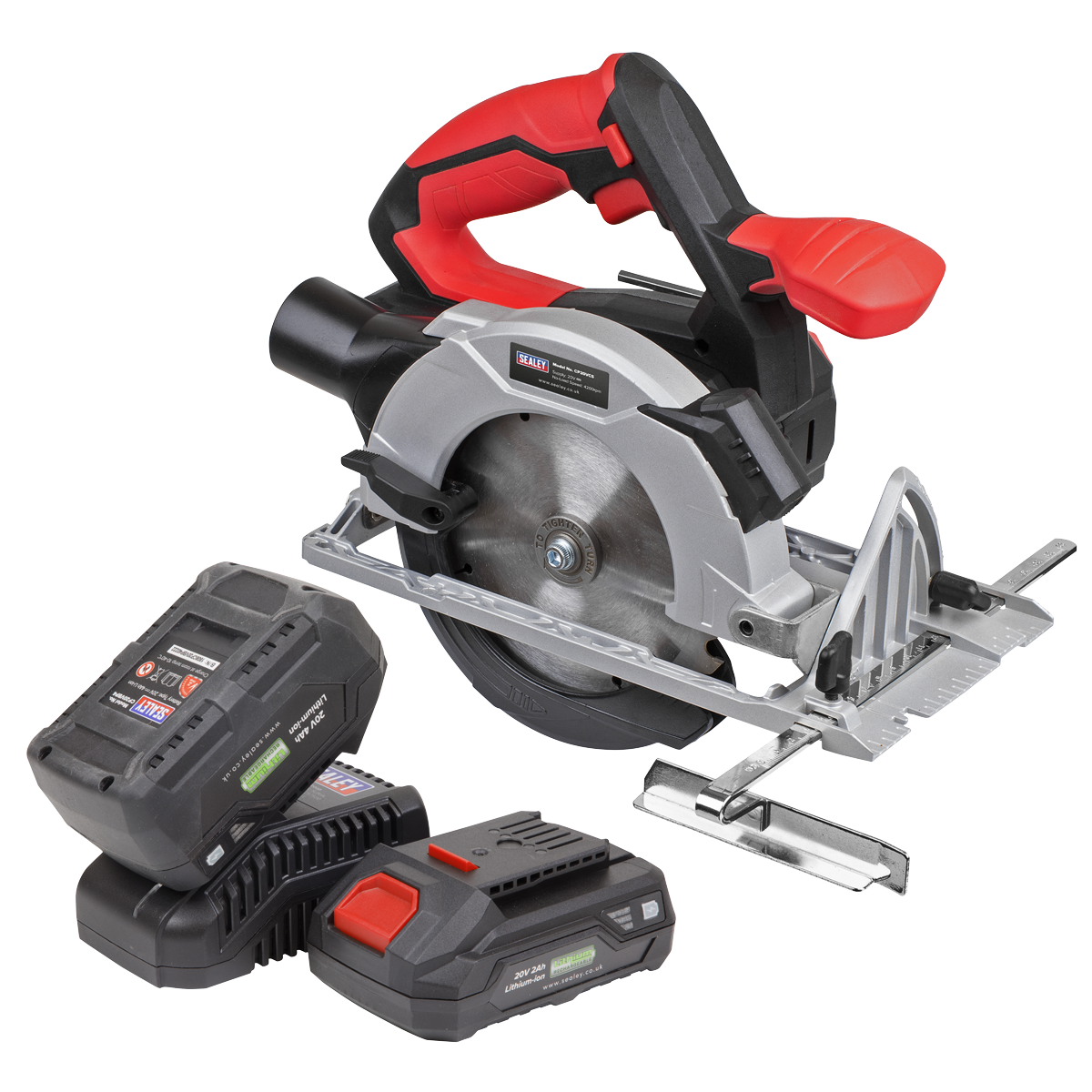 Sealey 20V Ø150mm Circular Saw Kit - 2 Batteries CP20VCSKIT