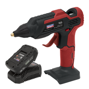 Sealey 20V 2Ah SV20 Series Cordless Glue Gun Kit CP20VGGKIT1