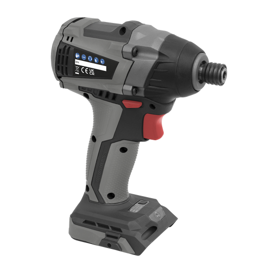 Sealey 20V SV20 Series 1/4"Hex Brushless Impact Driver 200Nm - Body Only CP20VIDX