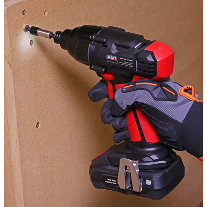 Sealey 20V SV20 Series 1/4"Hex Drive Impact Driver 180Nm - Body Only CP20VID