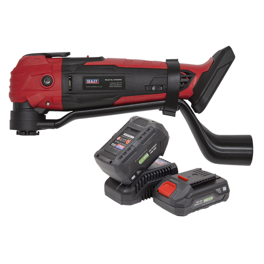 Sealey 20V Cordless Oscillating Multi-Tool Kit - 2 Batteries CP20VMTKIT