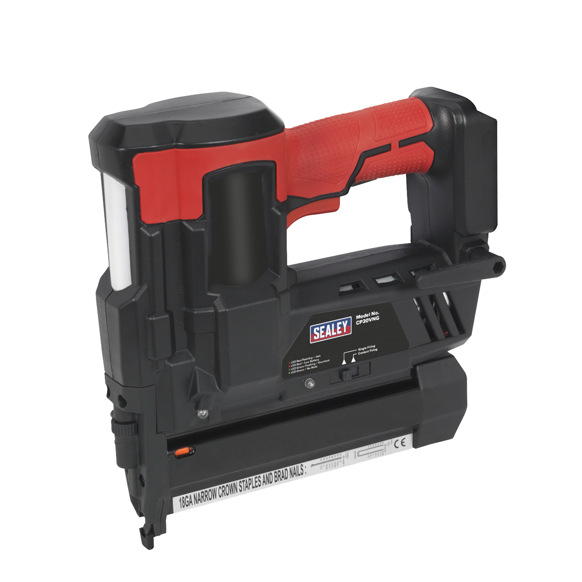Sealey 20V SV20 Series 18G Cordless Staple/Nail Gun - Body Only CP20VNG