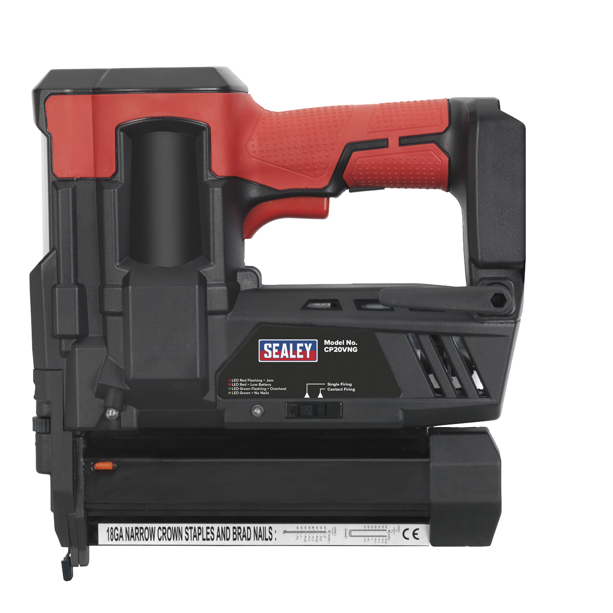 Sealey 20V SV20 Series 18G Cordless Staple/Nail Gun - Body Only CP20VNG