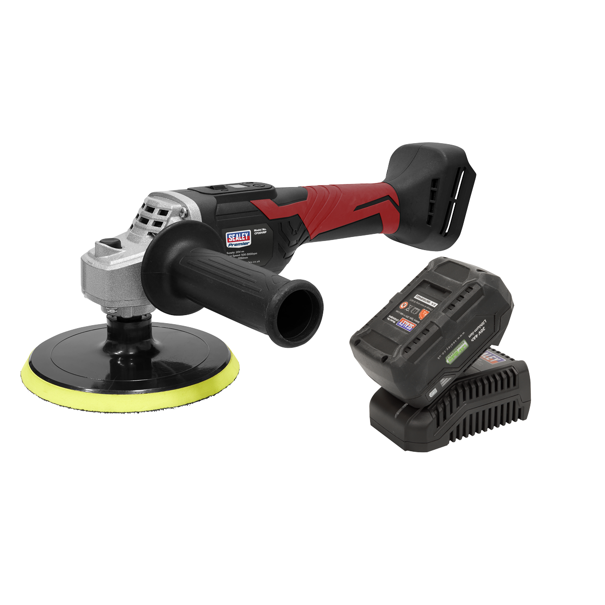 Sealey 20V 4Ah Ø150mm Cordless Rotary Polisher Kit CP20VRPKIT