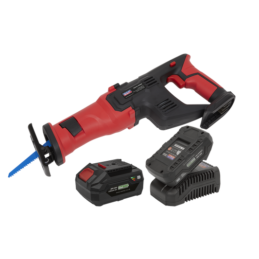 Sealey 20V Cordless Reciprocating Saw Kit - 2 Batteries CP20VRSKIT