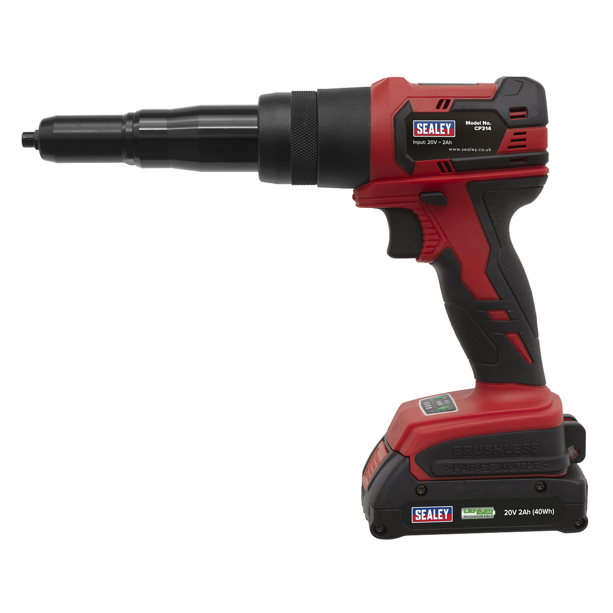 Sealey 20V 2Ah Cordless Riveter CP314