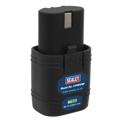 Sealey 8V 2Ah Lithium-ion Power Tool Battery for CPG8V CPG8VBP