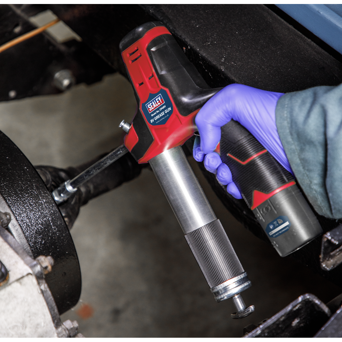 Sealey 8V Cordless Grease Gun CPG8V