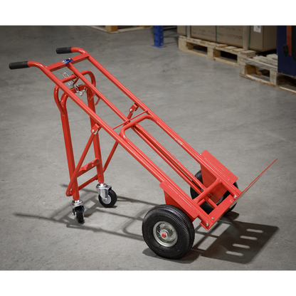 Sealey 250kg 3-in-1 Sack Truck with Pneumatic Tyres CST989