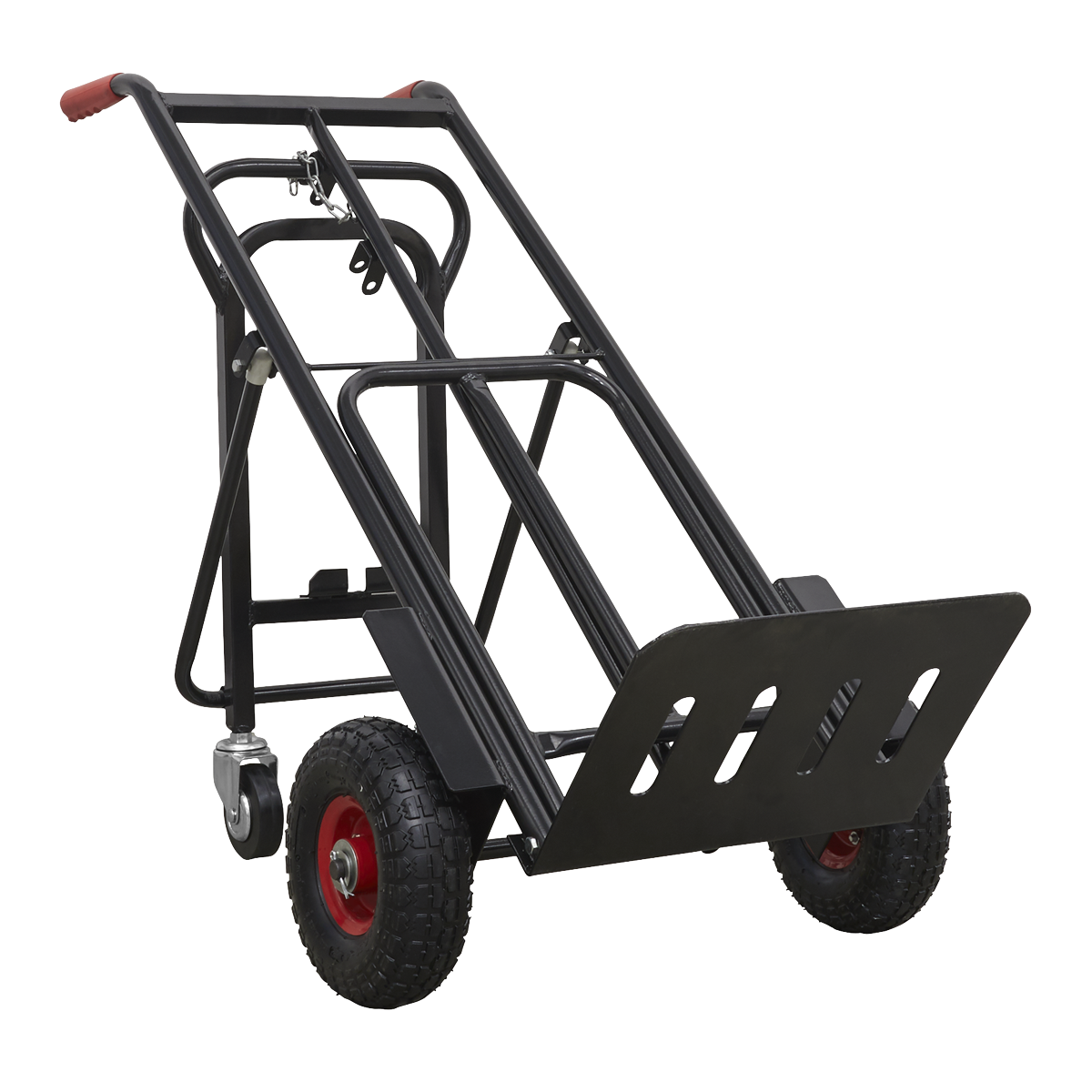 Sealey 300kg Heavy-Duty 3-in-1 Sack Truck with PU Tyres CST989HD