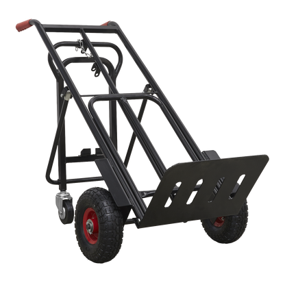 Sealey 300kg Heavy-Duty 3-in-1 Sack Truck with PU Tyres CST989HD
