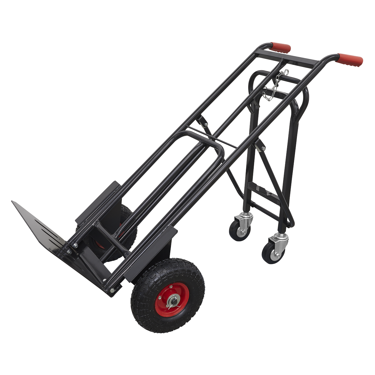 Sealey 300kg Heavy-Duty 3-in-1 Sack Truck with PU Tyres CST989HD
