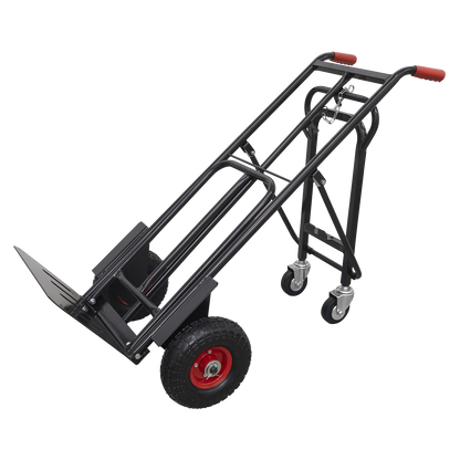 Sealey 300kg Heavy-Duty 3-in-1 Sack Truck with PU Tyres CST989HD