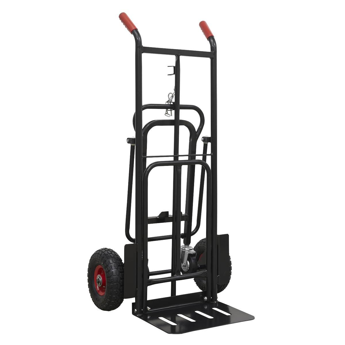 Sealey 300kg Heavy-Duty 3-in-1 Sack Truck with PU Tyres CST989HD