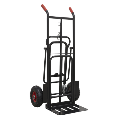 Sealey 300kg Heavy-Duty 3-in-1 Sack Truck with PU Tyres CST989HD