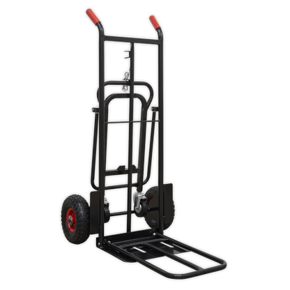 Sealey 300kg Heavy-Duty 3-in-1 Sack Truck with PU Tyres CST989HD