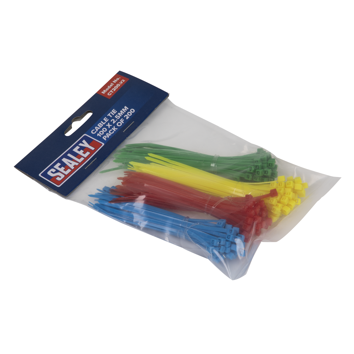 Sealey 100 x 2.5mm Cable Tie - Pack of 200 CT200